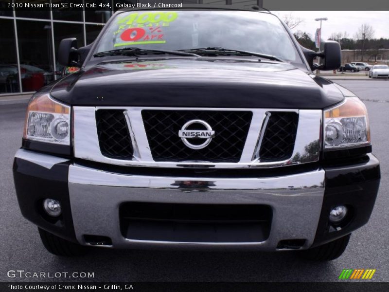 Galaxy Black / Charcoal 2010 Nissan Titan SE Crew Cab 4x4