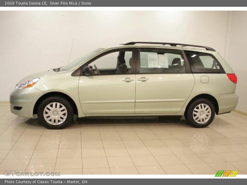 Silver Pine Mica / Stone 2009 Toyota Sienna CE