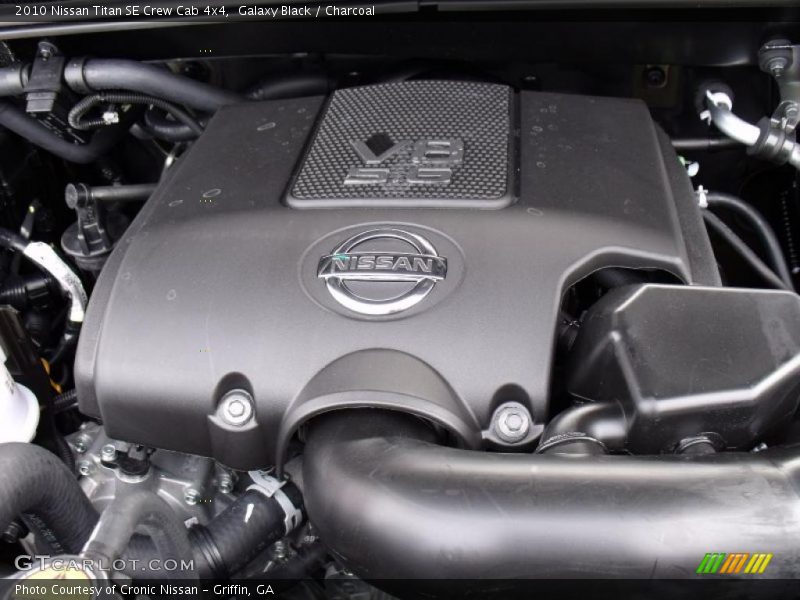 Galaxy Black / Charcoal 2010 Nissan Titan SE Crew Cab 4x4
