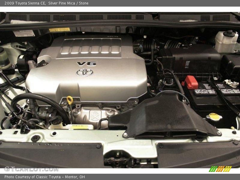 Silver Pine Mica / Stone 2009 Toyota Sienna CE