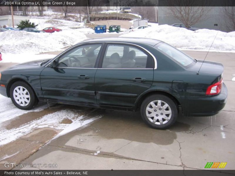 Olive Green / Beige 2004 Kia Optima LX