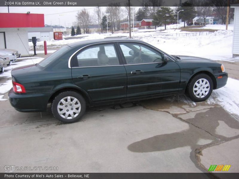 Olive Green / Beige 2004 Kia Optima LX
