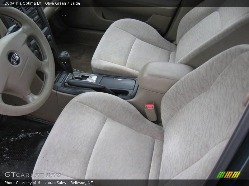 Olive Green / Beige 2004 Kia Optima LX