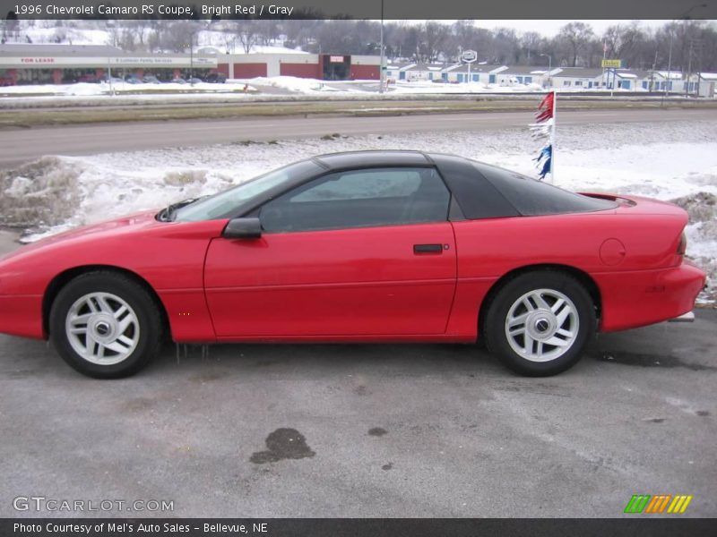Bright Red / Gray 1996 Chevrolet Camaro RS Coupe