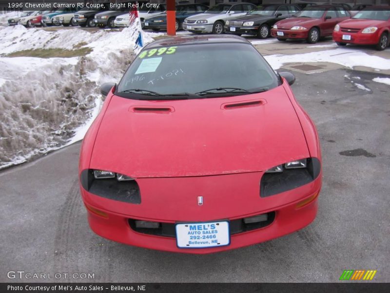 Bright Red / Gray 1996 Chevrolet Camaro RS Coupe