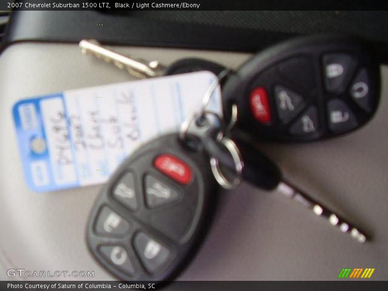 Black / Light Cashmere/Ebony 2007 Chevrolet Suburban 1500 LTZ