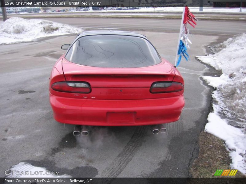 Bright Red / Gray 1996 Chevrolet Camaro RS Coupe