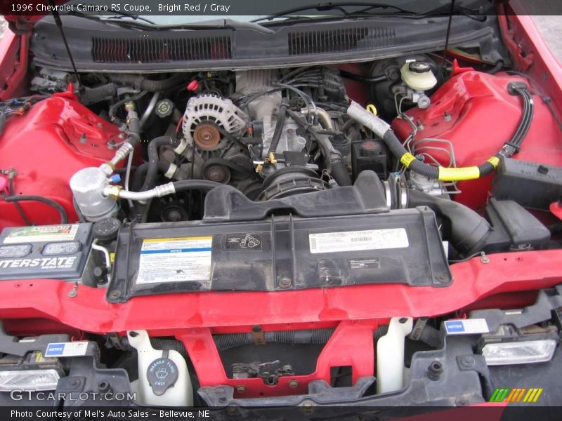 Bright Red / Gray 1996 Chevrolet Camaro RS Coupe
