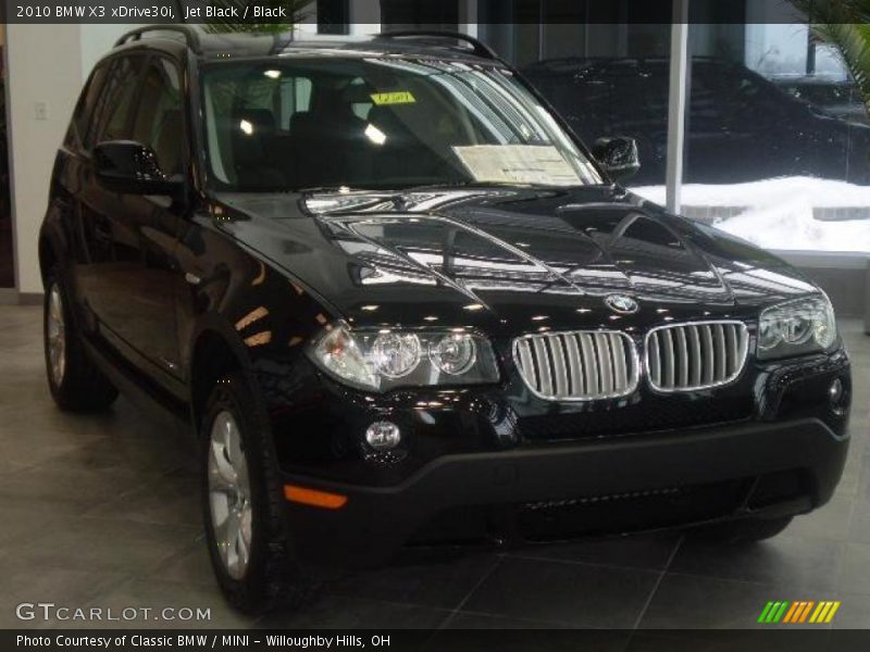 Jet Black / Black 2010 BMW X3 xDrive30i