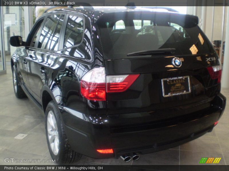 Jet Black / Black 2010 BMW X3 xDrive30i