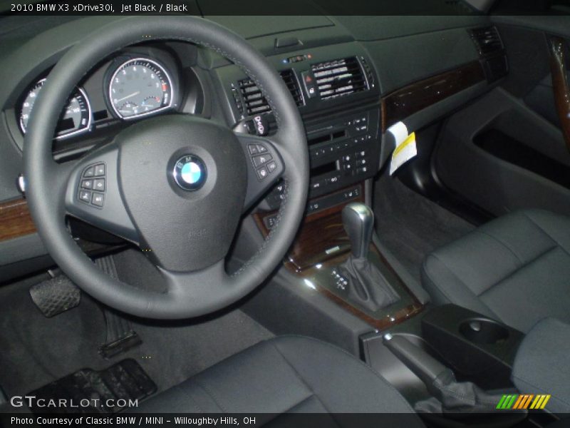 Jet Black / Black 2010 BMW X3 xDrive30i