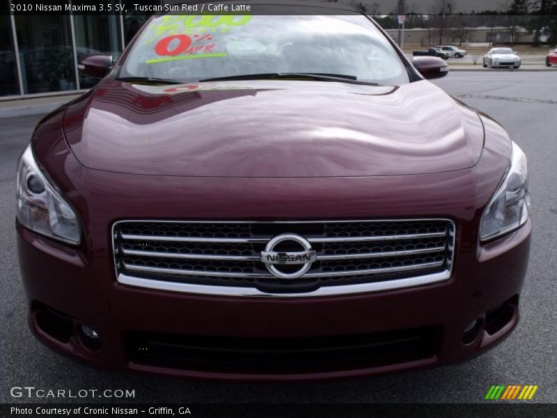 Tuscan Sun Red / Caffe Latte 2010 Nissan Maxima 3.5 SV