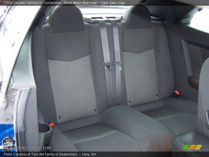 Deep Water Blue Pearl / Dark Slate Gray 2009 Chrysler Sebring LX Convertible