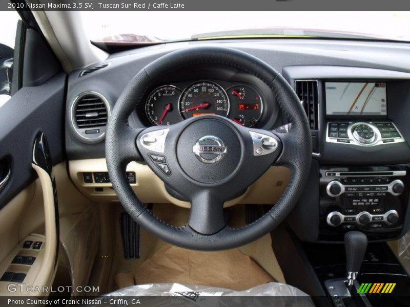 Tuscan Sun Red / Caffe Latte 2010 Nissan Maxima 3.5 SV