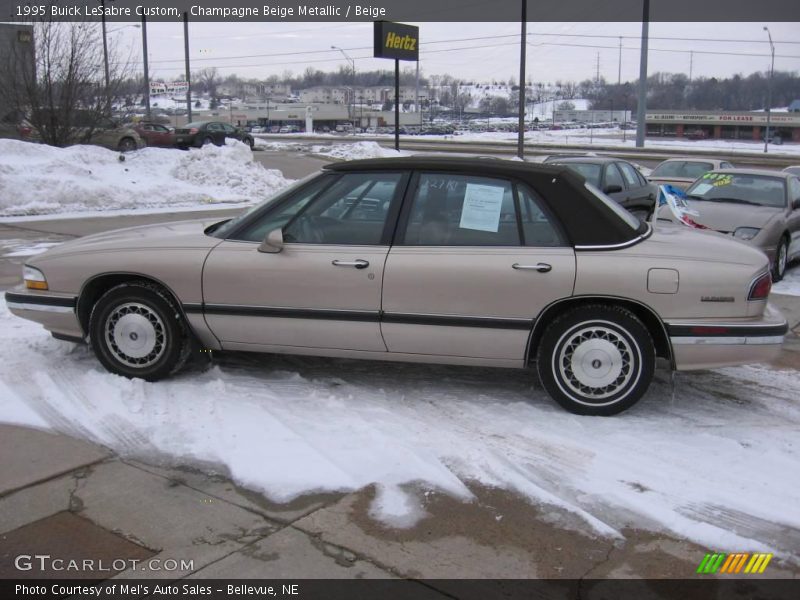 Champagne Beige Metallic / Beige 1995 Buick LeSabre Custom