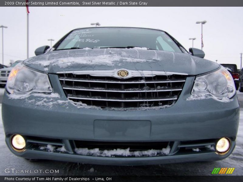 Steel Silver Metallic / Dark Slate Gray 2009 Chrysler Sebring Limited Convertible
