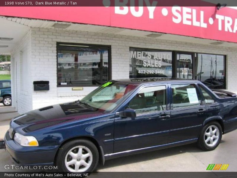 Dark Blue Metallic / Tan 1998 Volvo S70