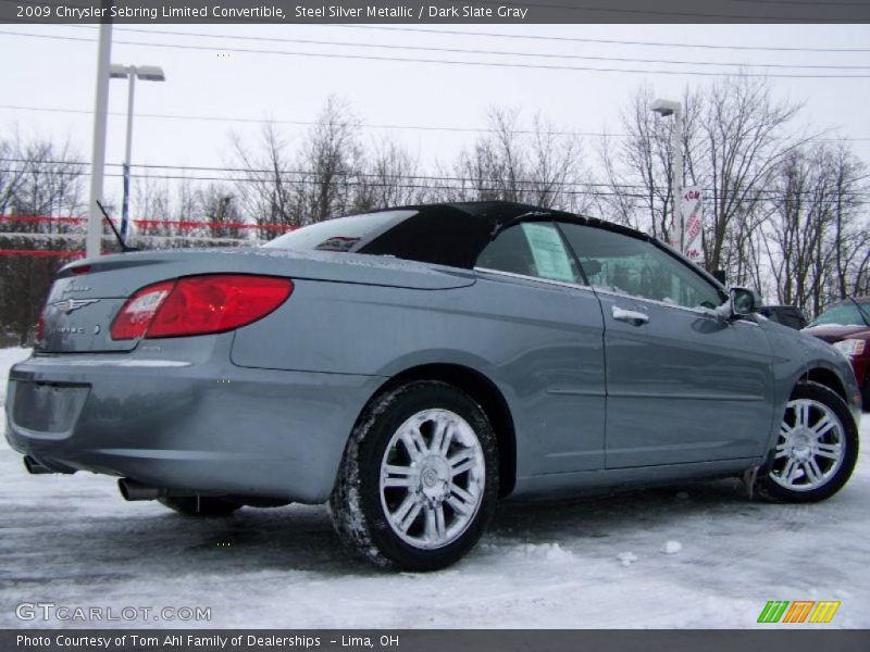 Steel Silver Metallic / Dark Slate Gray 2009 Chrysler Sebring Limited Convertible