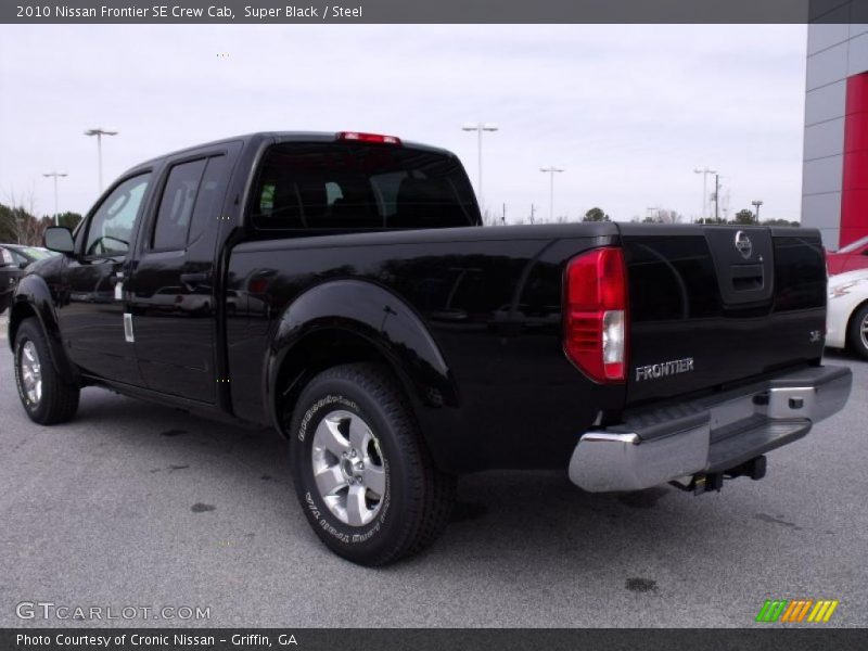Super Black / Steel 2010 Nissan Frontier SE Crew Cab