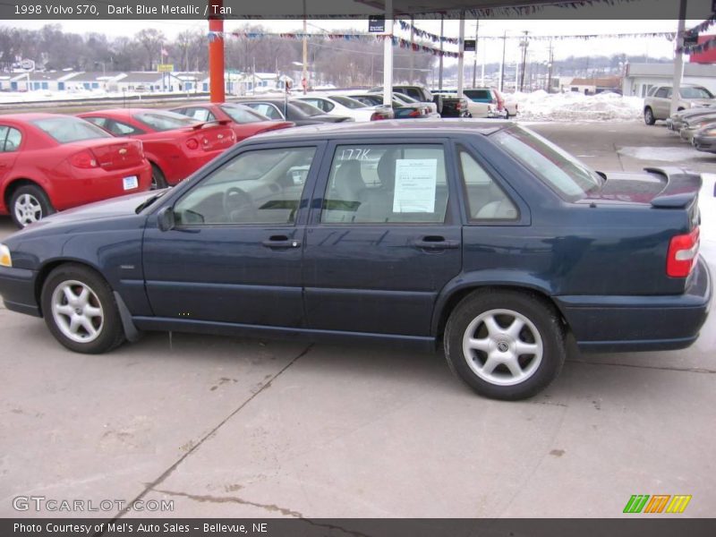 Dark Blue Metallic / Tan 1998 Volvo S70