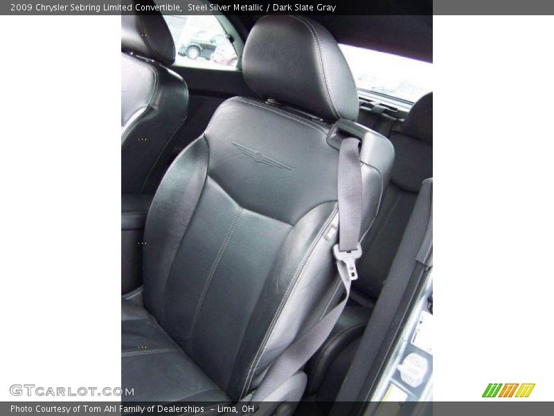 Steel Silver Metallic / Dark Slate Gray 2009 Chrysler Sebring Limited Convertible