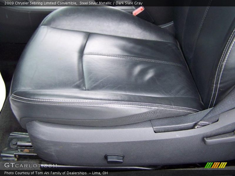 Steel Silver Metallic / Dark Slate Gray 2009 Chrysler Sebring Limited Convertible