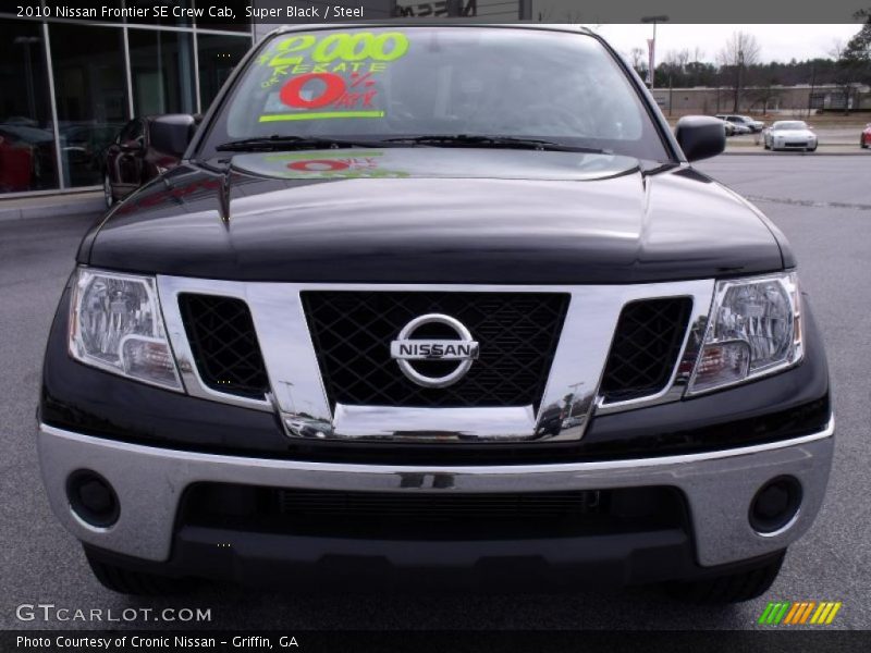 Super Black / Steel 2010 Nissan Frontier SE Crew Cab