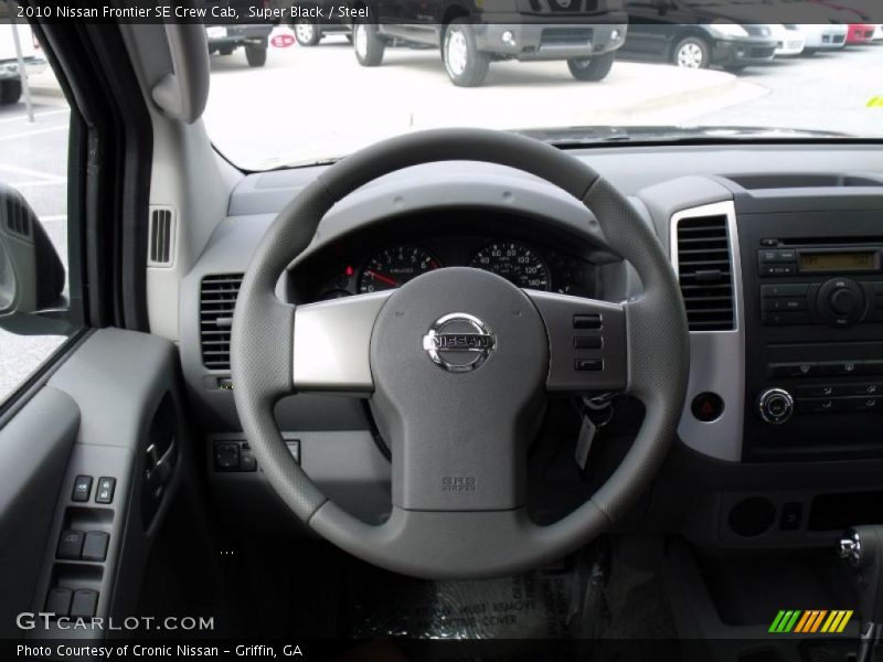 Super Black / Steel 2010 Nissan Frontier SE Crew Cab