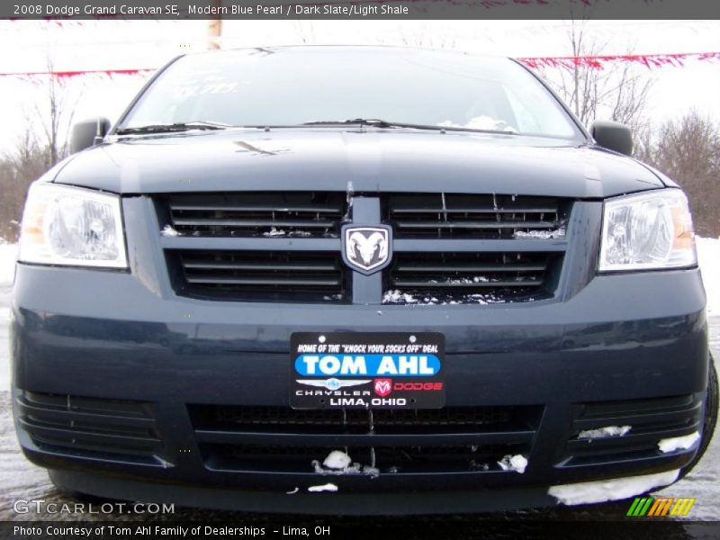 Modern Blue Pearl / Dark Slate/Light Shale 2008 Dodge Grand Caravan SE