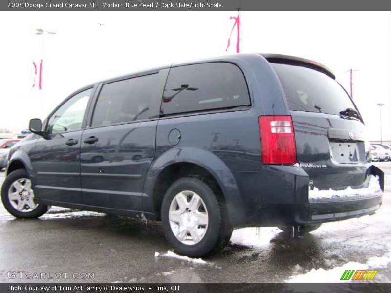 Modern Blue Pearl / Dark Slate/Light Shale 2008 Dodge Grand Caravan SE