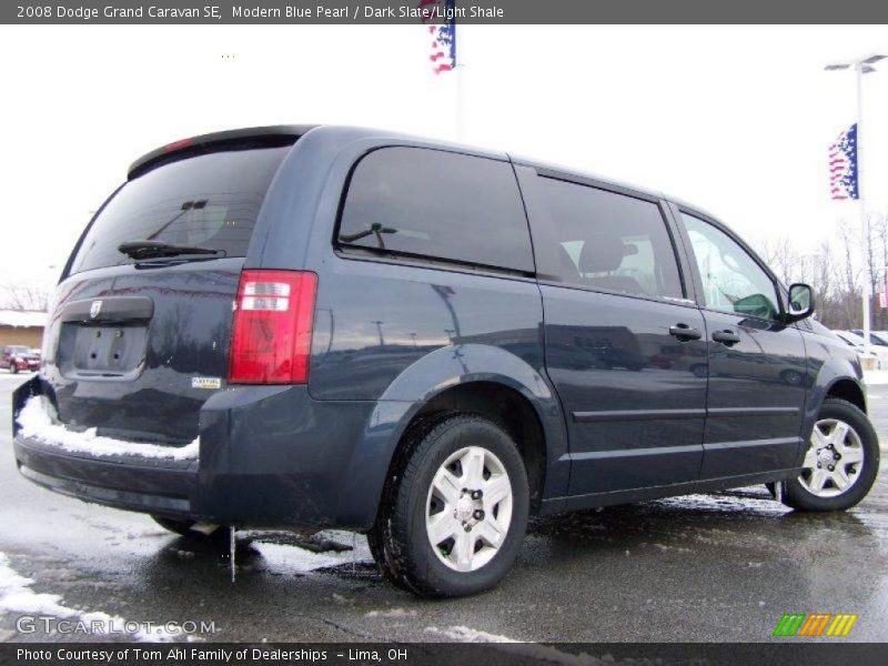 Modern Blue Pearl / Dark Slate/Light Shale 2008 Dodge Grand Caravan SE