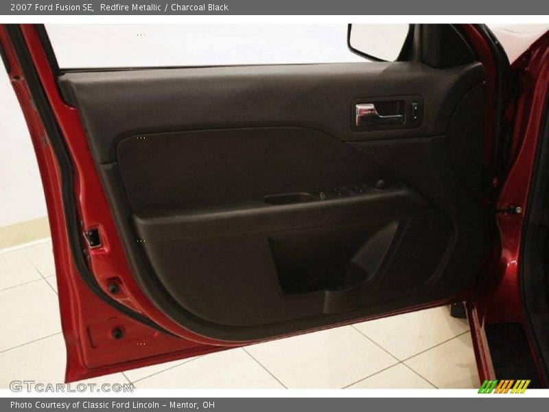 Redfire Metallic / Charcoal Black 2007 Ford Fusion SE