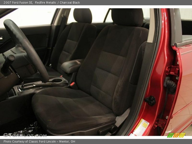 Redfire Metallic / Charcoal Black 2007 Ford Fusion SE