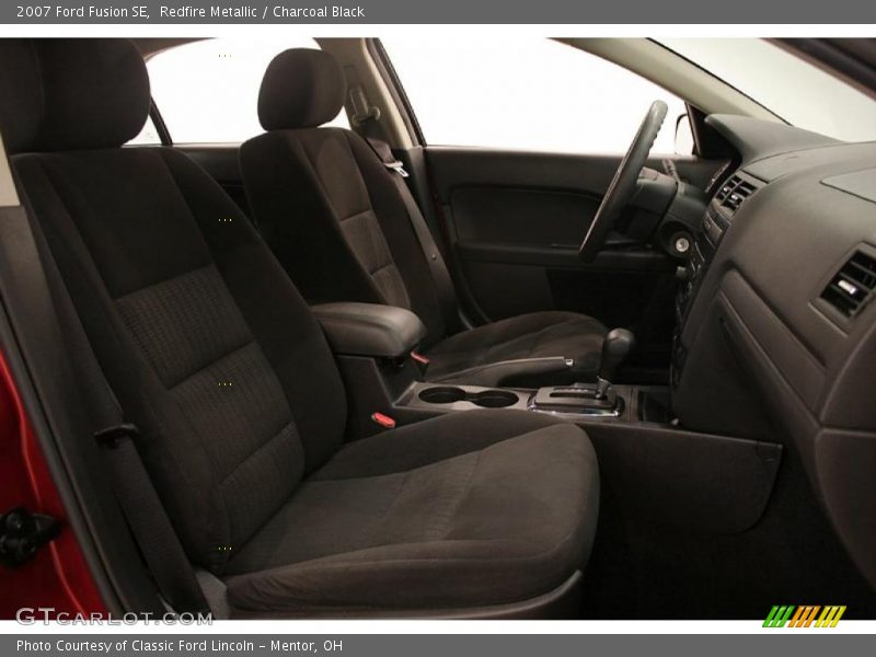 Redfire Metallic / Charcoal Black 2007 Ford Fusion SE