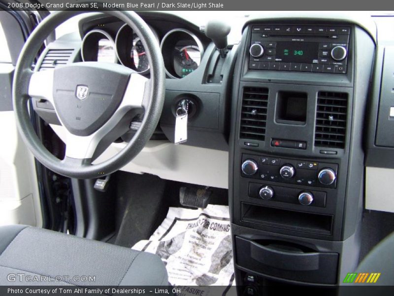 Modern Blue Pearl / Dark Slate/Light Shale 2008 Dodge Grand Caravan SE
