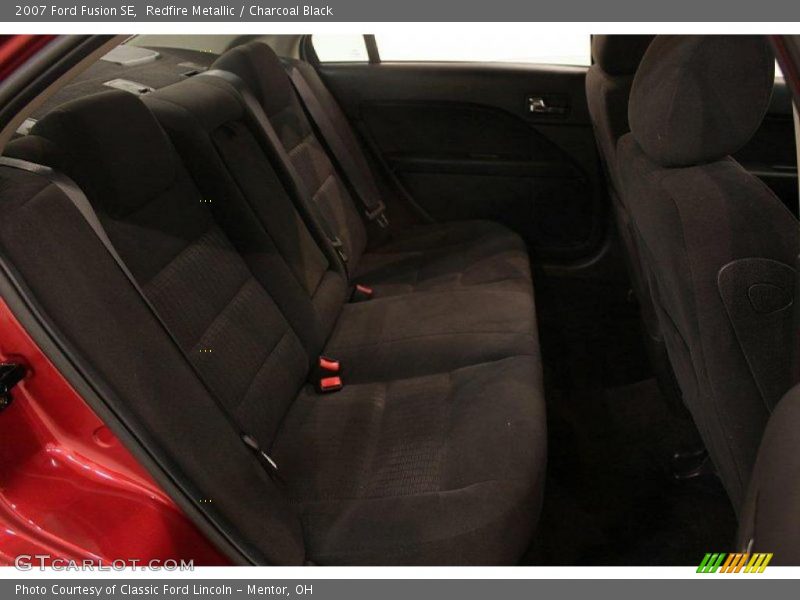Redfire Metallic / Charcoal Black 2007 Ford Fusion SE