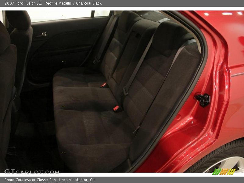 Redfire Metallic / Charcoal Black 2007 Ford Fusion SE