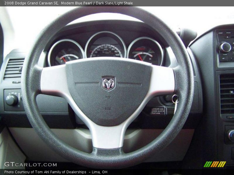 Modern Blue Pearl / Dark Slate/Light Shale 2008 Dodge Grand Caravan SE