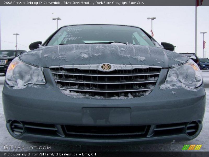 Silver Steel Metallic / Dark Slate Gray/Light Slate Gray 2008 Chrysler Sebring LX Convertible