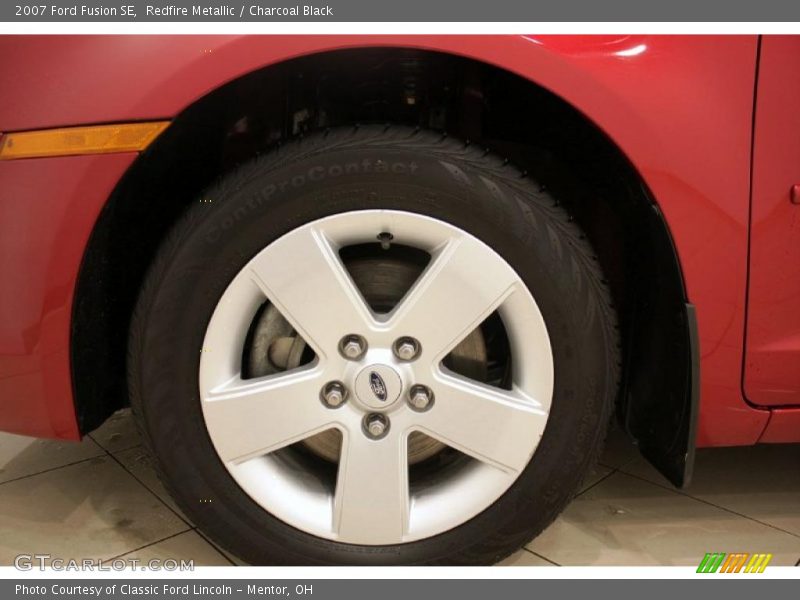 Redfire Metallic / Charcoal Black 2007 Ford Fusion SE