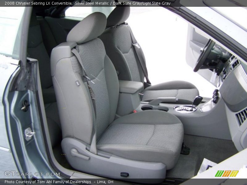 Silver Steel Metallic / Dark Slate Gray/Light Slate Gray 2008 Chrysler Sebring LX Convertible
