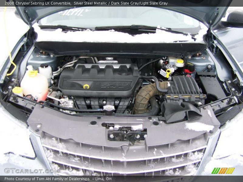 Silver Steel Metallic / Dark Slate Gray/Light Slate Gray 2008 Chrysler Sebring LX Convertible