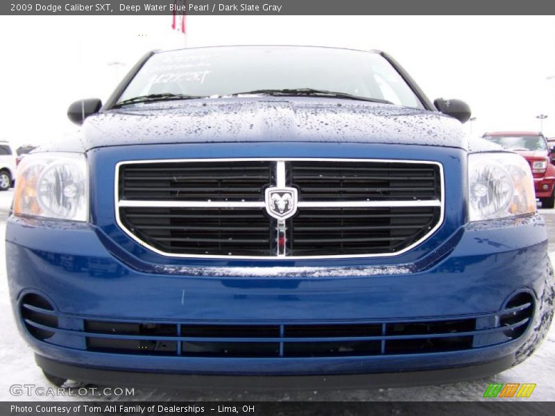Deep Water Blue Pearl / Dark Slate Gray 2009 Dodge Caliber SXT
