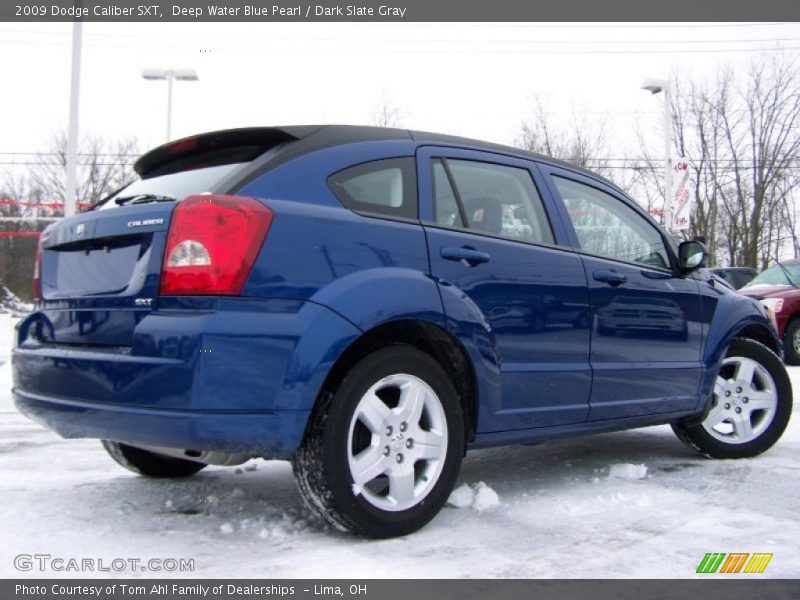 Deep Water Blue Pearl / Dark Slate Gray 2009 Dodge Caliber SXT