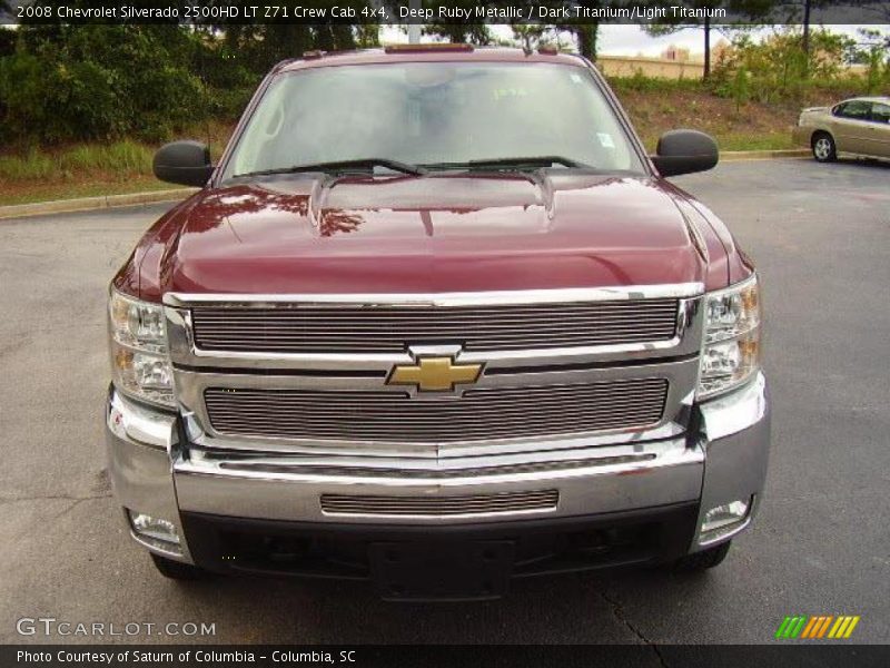 Deep Ruby Metallic / Dark Titanium/Light Titanium 2008 Chevrolet Silverado 2500HD LT Z71 Crew Cab 4x4