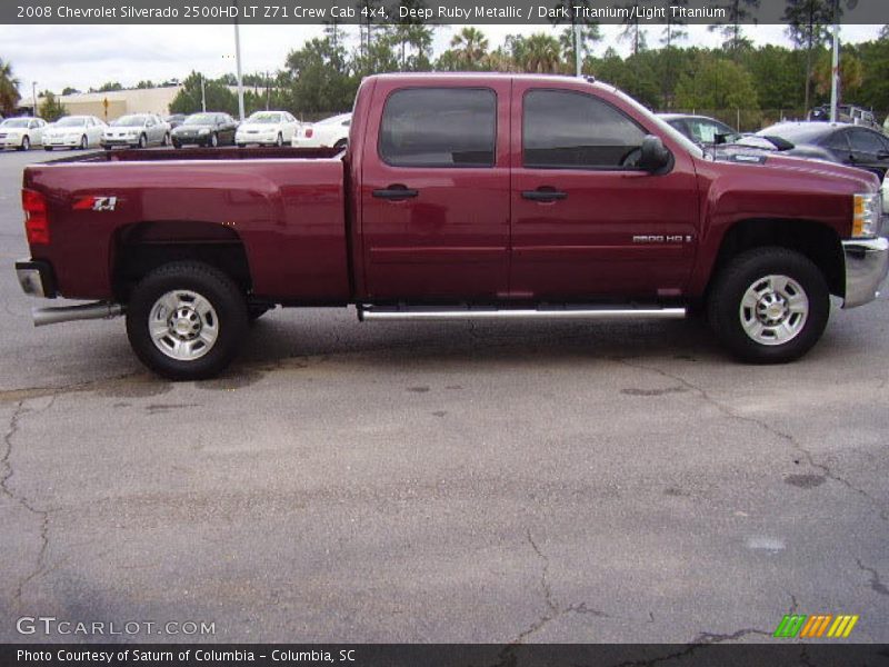 Deep Ruby Metallic / Dark Titanium/Light Titanium 2008 Chevrolet Silverado 2500HD LT Z71 Crew Cab 4x4