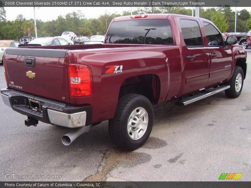 Deep Ruby Metallic / Dark Titanium/Light Titanium 2008 Chevrolet Silverado 2500HD LT Z71 Crew Cab 4x4