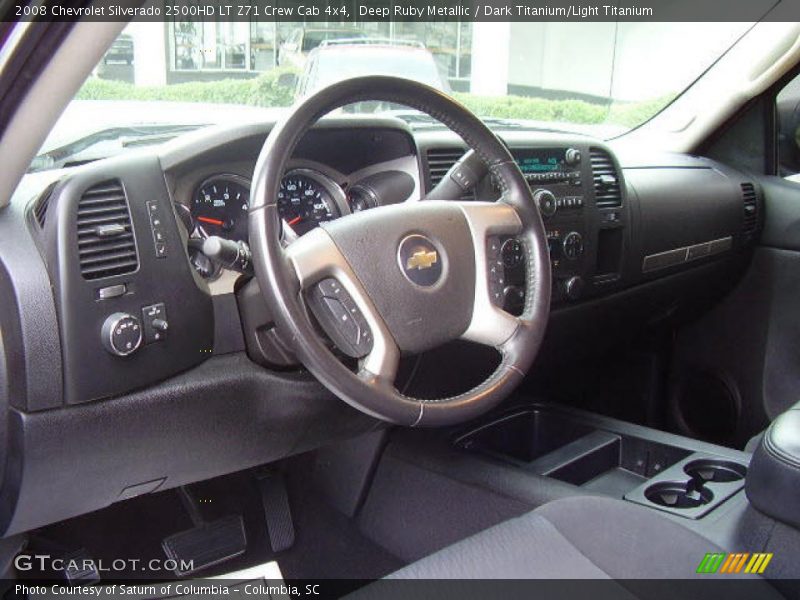 Deep Ruby Metallic / Dark Titanium/Light Titanium 2008 Chevrolet Silverado 2500HD LT Z71 Crew Cab 4x4