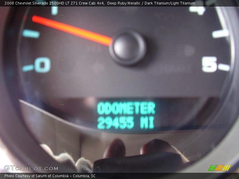 Deep Ruby Metallic / Dark Titanium/Light Titanium 2008 Chevrolet Silverado 2500HD LT Z71 Crew Cab 4x4