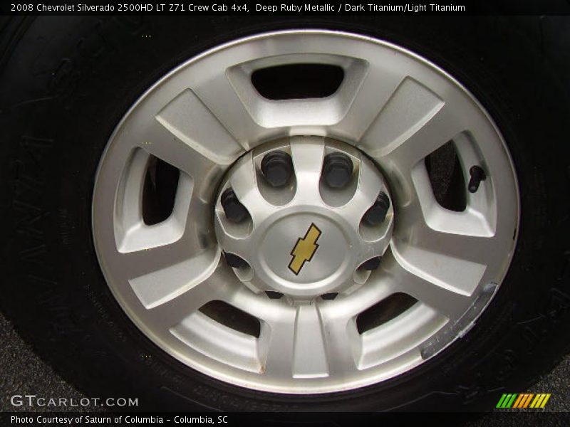 Deep Ruby Metallic / Dark Titanium/Light Titanium 2008 Chevrolet Silverado 2500HD LT Z71 Crew Cab 4x4